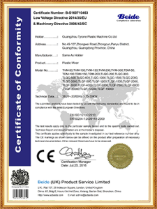 Patent certificatef