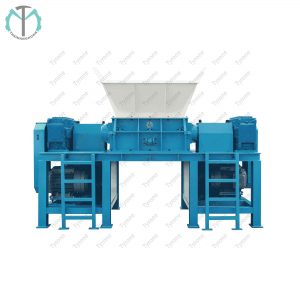 Industrial Waste Plastics Film Woven Bag Twin Dual Double Shaft Shredder Machine